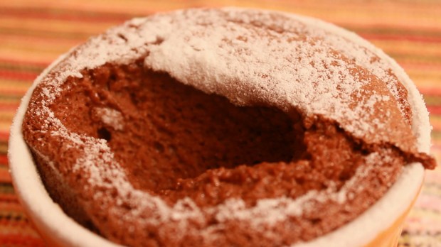 sufle de chocolate